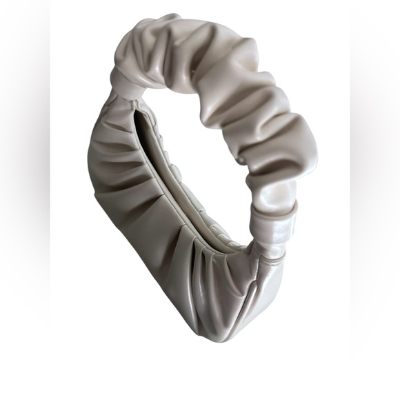 JW PEI Gabbi Ruched Hobo Handbag - Ivory - Picture 4 of 5